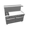 Southbend Ultimate 60in 2 Star Burner Gas Range with 48in Right Griddle - 4603DC-4TR 