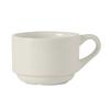 Tuxton China Inc AlumaTux© Modena Pearl White Ceramic 7oz Cup - 3dz - AMU-083 