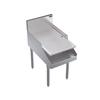 Krowne KR29-RG18 Royal Series 18in Wide Recessed Underbar Drainboard 