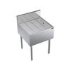 Krowne KR24-GS24 Royal Series 24in Wide Free Standing Underbar Drainboard 