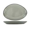 International Tableware, Inc LU-118-AS Luna 11-1/2in x 8in Ash Stoneware Oval Platter - 1dz 