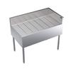 Krowne KR24-C42R Royal Series 42in x 24in Underbar Corner Drainboard 