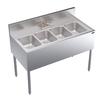 Krowne KR24-44C 48in Wide Four Compartment Underbar Sink 