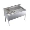 Krowne Royal Series 48in Wide Two Compartment Underbar Sink - KR24-42L 
