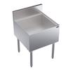 Krowne KR24-24 24in Wide 92lb Capacity Underbar Ice Bin 