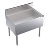 Krowne KR24-36 36in Wide 138lb Capacity Underbar Ice Bin 