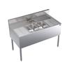 Krowne 48in Wide Two Compartment Underbar Sink - KR24-42C 