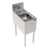Krowne KR24-12DS 12in Wide One Compartment Underbar Dump Sink 
