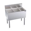 Krowne KR19-MS32L 32in Wide Underbar Ice Bin With Bottle Well 