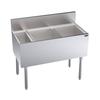 Krowne KR19-MS38R 38in Wide Underbar Ice Bin With Bottle Well 
