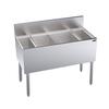 Krowne 40in Wide Underbar Ice Bin With Cold Plate And Bottle Wells - KR19-MS40C-10 