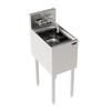 Krowne 12in Wide Underbar Dump Sink With Faucet - KR19-12DS 