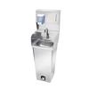 Krowne 55.5in High Pedestal Mount Hand Sink With Side Splashes - HS-42 