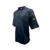 Thunder Group CJ710BK3XL Chef Regalia Black Short Sleeve Chef Shirt - 3X-Large 
