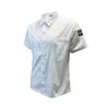 Thunder Group CJ810WHM Chef Regalia White Snap Short Sleeve Chef Shirt - Medium 