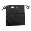 Thunder Group CA3128BK Chef Regalia 31in x 28in Black Full Length Bistro Apron 