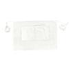 Thunder Group CA1928WH Chef Regalia 19in x 28in White Half Length Bistro Apron 