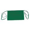 Thunder Group CA1322GR Chef Regalia 13in x 22in Green Waist Apron with 3 Pockets 