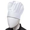 Thunder Group CH013WH Chef Regalia White Adjustable Velcro Chef Hat 13.5in High 