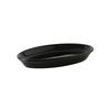 Tuxton China Inc BBK-0504 5oz Black Ceramic Shallow Baking Dish - 1dz 