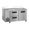 Hoshizaki 60in Wide 17.2cuft Two Drawer Worktop Refrigerator - WLR60B-D2 