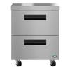 Hoshizaki 27in Wide Two Drawer Low Profile Undercounter Refrigerator - UR27B-LPD2 