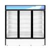 Hoshizaki 78in Wide Three Section Refrigerated Merchandiser - White - RM-65-HC-WHT 