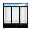 Hoshizaki 78in Wide Three Section Refrigerated Merchandiser - Black - RM-65-HC-BLK 