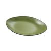 Yanco China Birmingham Green Melamine 11.5in x 7in Oval Plate - 1dz - BM-211GR 