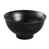 Yanco China BP-3004 Black Pearl Asian Style Melamine 7oz Rice Bowl - 4dz 