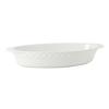 Tuxton China Inc EAP-101 3-1/2qt Porcelain White with White Band Casserole Dish - 2 EA 