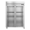 Hoshizaki F2A-FG 55in Wide Two Section Glass Door Reach-In Freezer 