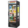 True GEM-23-HC~TSL01 27.5in One-Section Glass End Refrigerator Merchandiser 