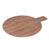 Yanco China WD-109 Melamine Wood Design 8.5in dia. Serving Tray with Handle- 2dz 