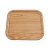 Yanco China WD-2110 Wooden Tray-2 Golden Oak Melamine 9.75in x 9.75in Plate-2dz 