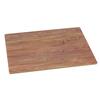 Yanco China WD-213 Wood Design Melamine 12.5in x 10in Serving Tray - 2dz 