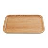 Yanco China WD-2209 Wooden Tray-2 Golden Oak Melamine 9.75inx 5.5in Plate - 3dz 