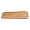Yanco China Wooden Tray-2 Golden Oak Melamine 12.87inx 5in Plate - 1dz - WD-2213 