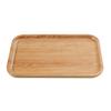 Yanco China WD-2215 Wooden Tray-2 Golden Oak Melamine 14.1inx 9.25in Plate - 1dz 
