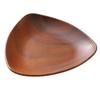 Yanco China WD-609 Wood Design Melamine 20oz Triangular Deep Plate - 2dz 
