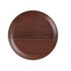 Yanco China WL-111 Woodland Wood Grain Melamine 11in dia. Coupe Plate - 1dz 