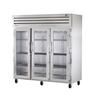 True STG3R-3G-HC Spec Series 77.5in Three Glass Door Reach-In Freezer 