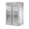 True Spec Series 68in Two-Section Roll-In Glass Door Refrigerator - STR2RRI-2G 