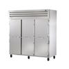 True STR3R-3S-HC Spec Series 77.5in Three-Section Roll-Thru Refrigerator 