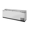 True 95in Refrigerated Stainless Steel Flat Top Bottle Cooler - TD-95-38-S-HC 