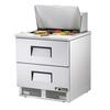True 32in Stainless Steel 2 Drawer Sandwich/Salad One Section Unit - TFP-32-12M-D-2 