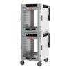 Metro HBCW16-DCPC-M 16 Pan Mobile Pass-Thru Insulated Heated Holding Cabinet 