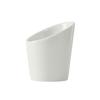 Tuxton China Inc GLP-651 LINX 6oz Porcelain White Slant Side Dish - 1dz 