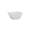 Tuxton China Inc GSP-040 Santorini 8oz Porcelain White Square Bowl - 2dz 