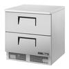 True TFT-32-D2-HC 32in One Section Work Top Refrigerator with 2 Drawers 